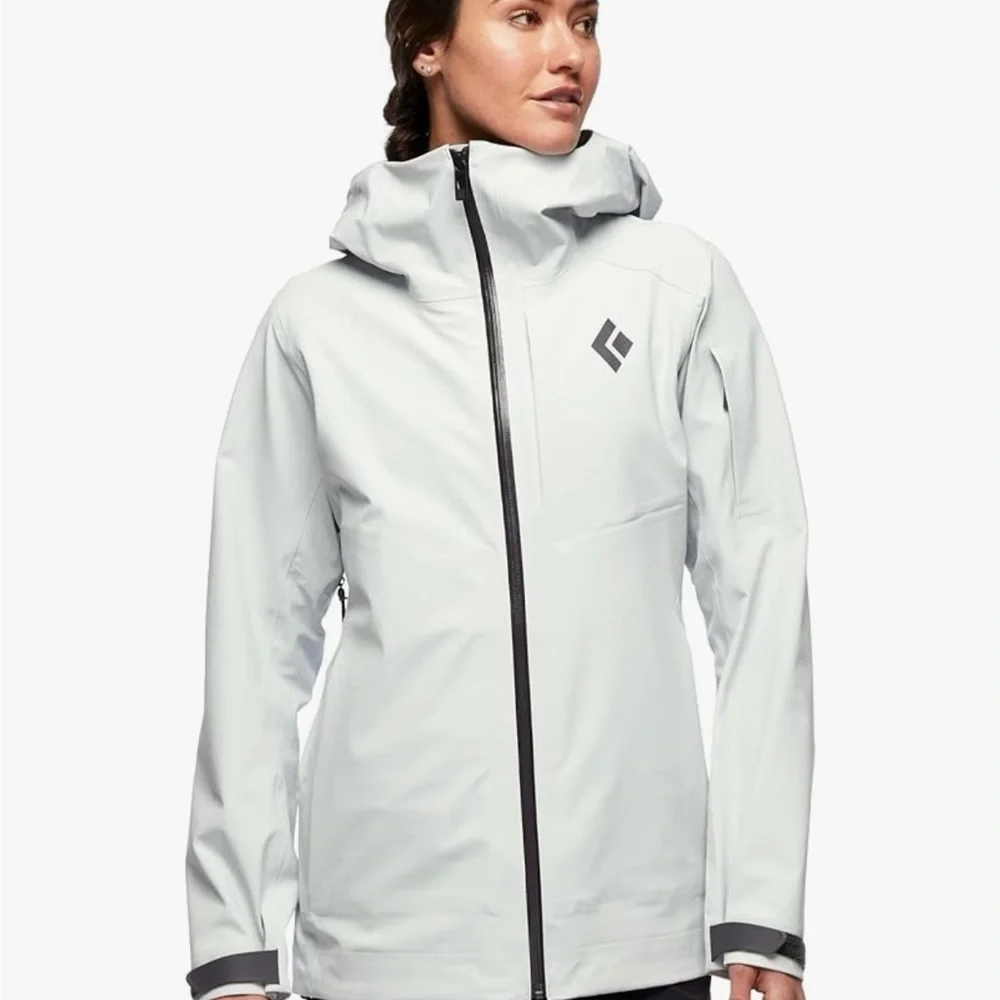 Black Diamond Cream Hooded Jacket - Picture 3 of 10